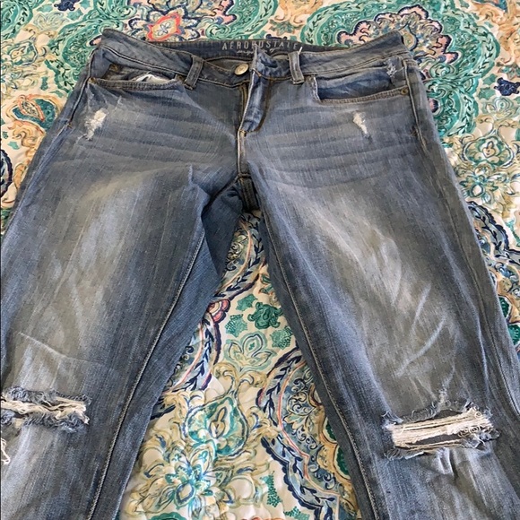 Crop ripped jeans - Picture 2 of 3